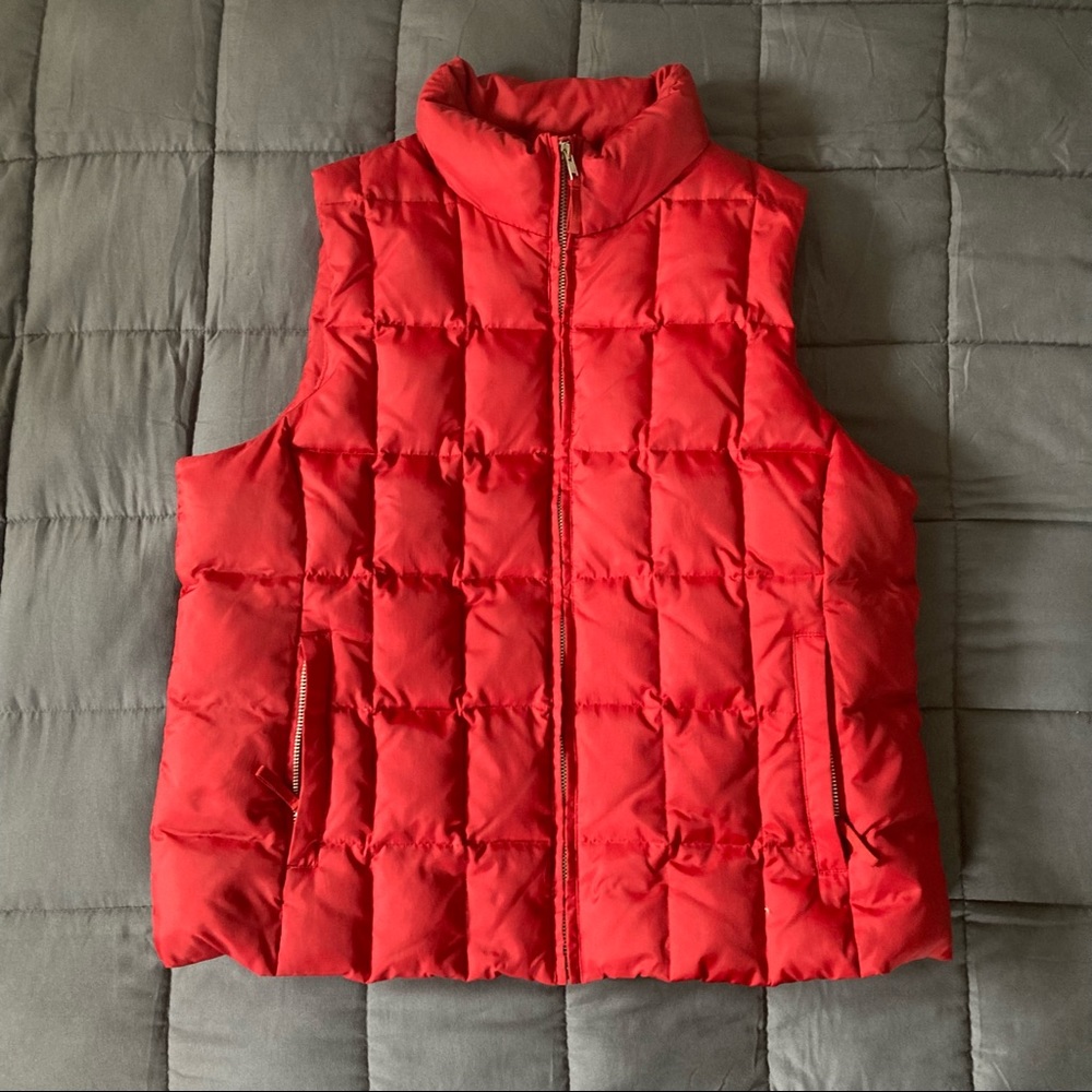 GAP Red Women's Puffer Vest